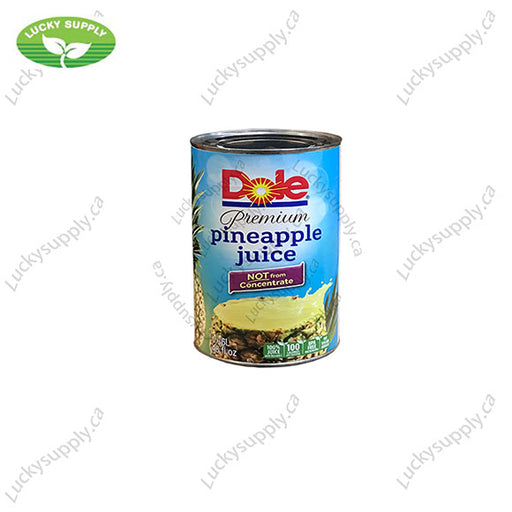 菠萝汁 Dole Pineapple Juice (12x48oz./1.36L)